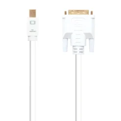 Nano Cable Conversor Mini DP a DVI Blanco 3m - Cable DVI