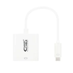 Nano Cable Conversor USB-C a HDMI 4K Blanco 15cm - Conversor USB