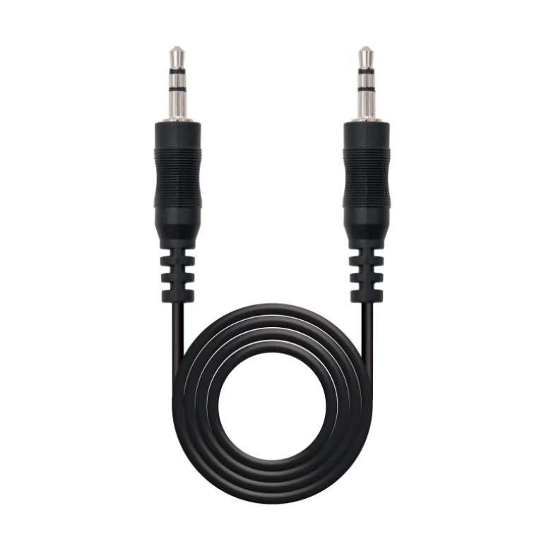 Nano Cable Jack 3.5/M a Jack 3.5/M Negro 15m - Cable Audio