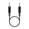 Nano Cable Jack 3.5/M-Jack 3.5/M Negro 1.5m - Cable Audio