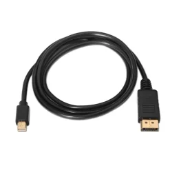 Nano Cable Mini DP a DisplayPort mDP/M-DP/M Negro 2m - Cable DisplayPort