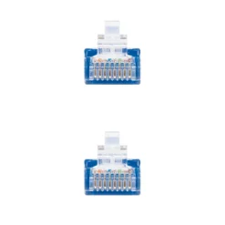 Nano Cable RJ45 Cat.5e UTP AWG24 Azul 1m - Cable Red