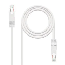 Nano Cable RJ45 CAT.5E UTP 2m Blanco - Cable De Red