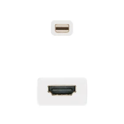 Nanocable Adaptador Mini Display Port a HDMI - Adaptador DisplayPort