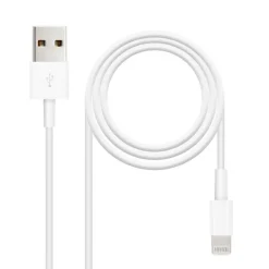 Nanocable Cable USB A a Lightning 1m Blanco