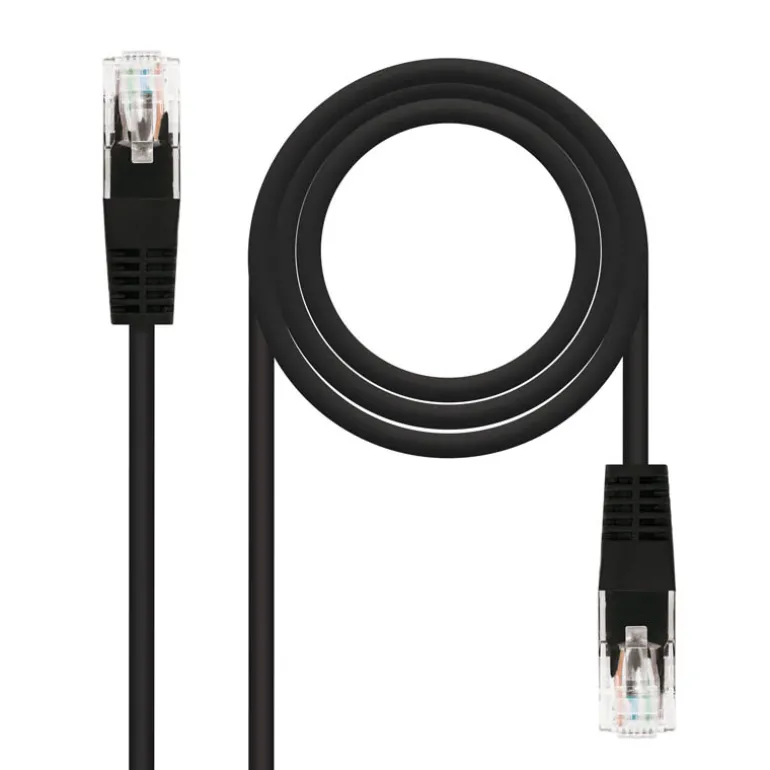 Nanocable Latiguillo Categoria 5 UTP 2m Negro - Cable Red