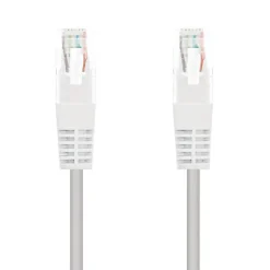 Nanocable Latiguillo RJ45 CAT.5E UTP Blanco 1.0m - Cable de Red