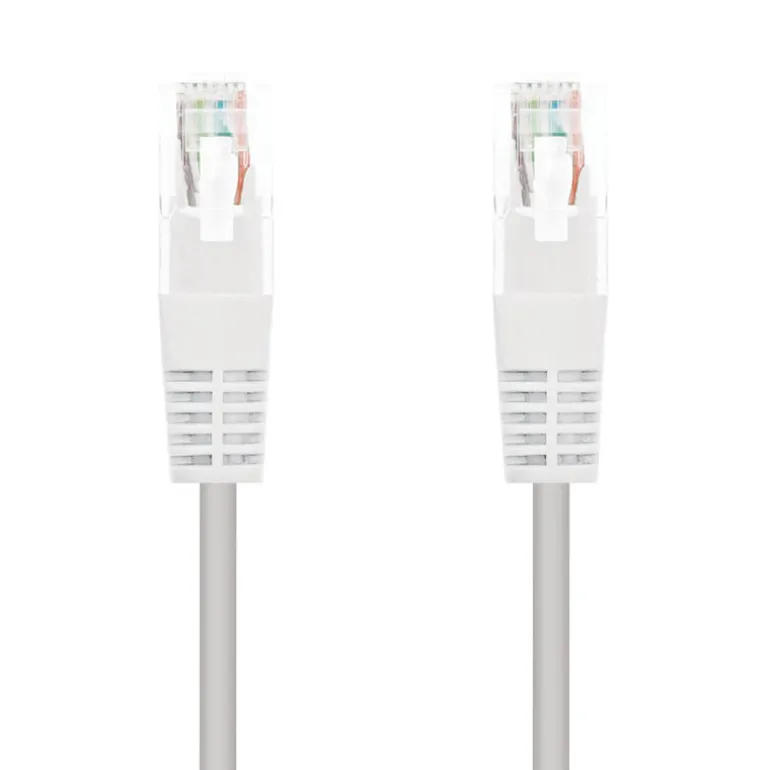 Nanocable Latiguillo RJ45 CAT.5E UTP Blanco 1.0m - Cable de Red