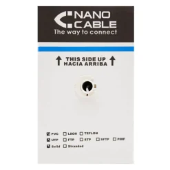 Nanocable RJ45 Categoria 6 UTP Bobina 305m - Cable Red