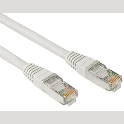 NanoCable RJ45 Categoria 5 UTP 1m Gris - Cable de Red