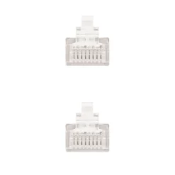 NanoCable RJ45 Categoria 5 UTP 1m Gris - Cable de Red