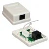 Nanocable Roseta Para RJ45 CAT.5E UTP 1 Toma - Roseta De Superficie