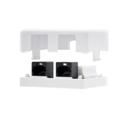 Nanocable Roseta Para RJ45 CAT.5E UTP Blanco - Roseta De Superficie