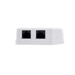 Nanocable Roseta Para RJ45 CAT.5E UTP Blanco - Roseta De Superficie