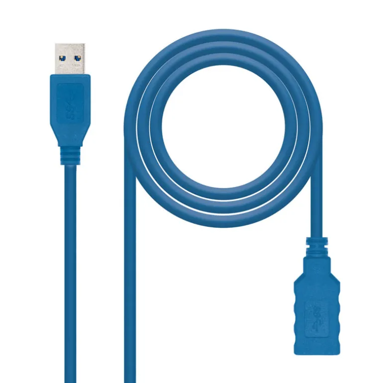 Nanocable USB 3.0 2 metros Macho / Hembra - Cable Alargador