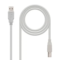 Nanocable USB 2.0 Impresora Tipo A/M-B/M Beige 1.8m - Cable USB