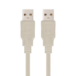 Nanocable USB 2.0, Tipo A/M-A/M Beige - Cable USB