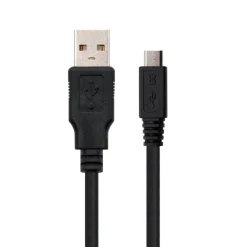Nanocable USB 2.0 Tipo A/M-Micro  B/M Negro 1.8m - Cable