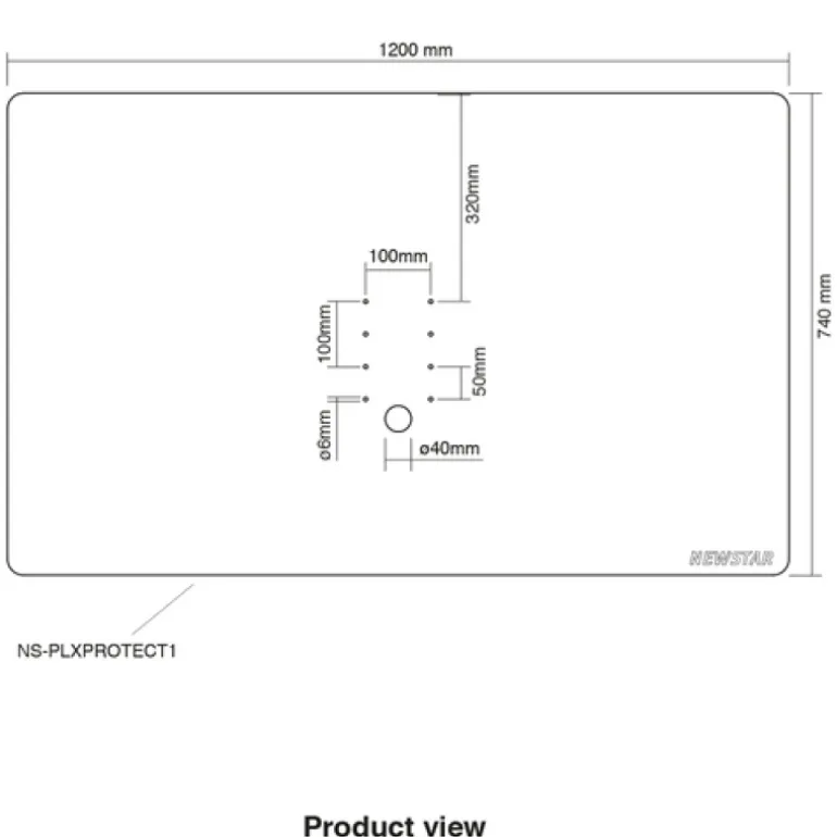 Newstar PLXPROTECT1 Pantalla Monitor - Pantalla Protectora