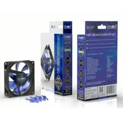 Noiseblocker BlackSilent Fan X1 - Ventilador 8 cm