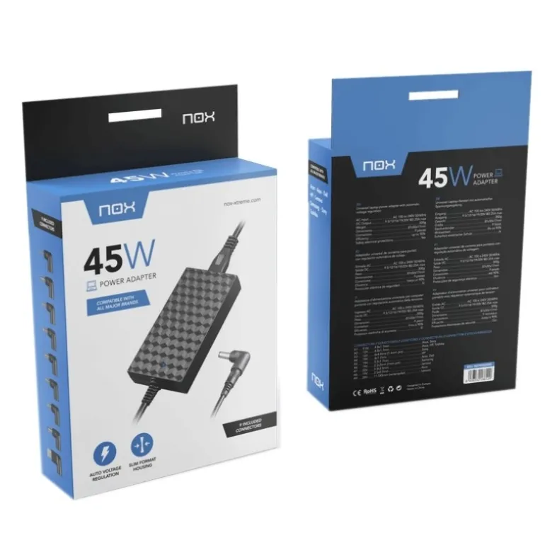 Nox NXPWR45NB Universal 45W - Cargador Portátil