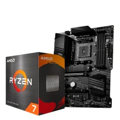 Pack  AMD Ryzen 7 5700X 4.6GHz Boxed + MSI B550-A PRO