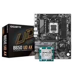 Pack AMD Ryzen 7 9850X3D 5.6GHz Tray + Gigabyte B650 UD AX