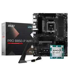 Pack AMD Ryzen 7 9850X3D 5.6GHz Tray + MSI PRO B850-S WIFI6E