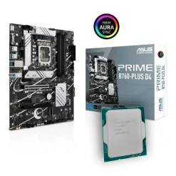 Pack Asus Prime B760-PLUS D4 + Intel Core i7-12700K Tray