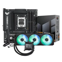 Pack Asus TUF Gaming B850M-PLUS WIFI + Asus Prime LC 360 ARGB Negro