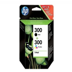 Pack Cartuchos HP 1x300 Negro + 1x300 Color CN637