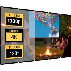 Pack  iggual Mini Proyector + Pantalla 100