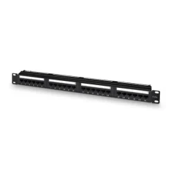 Panel Parcheo Aisens A141-0509 24 Puertos RJ45 Cat.6 UTP 19" 1U Negro