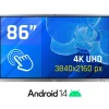 Pantalla iggual ORCHID Interactiva 4K 86" Webcam