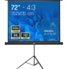Pantalla Proyección iggual PSITS152 72" 152x115cm Con Trípode+Bolsa
