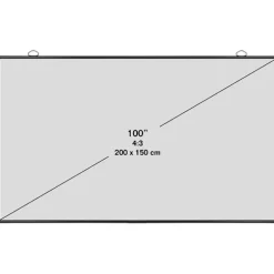 Pantalla Proyección iggual PEM100c Enrollable Manual 100