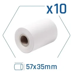 Papel Térmico Iggual Pack 10 Rollos 57x35