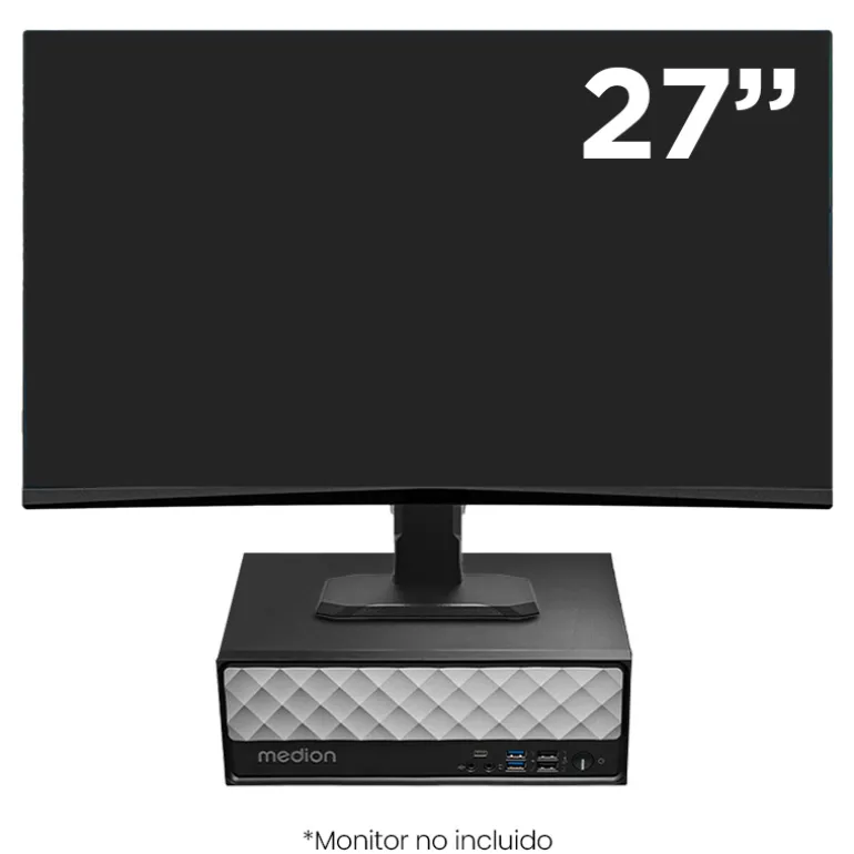 PC Sobremesa Medion Akoya T80 MD35423 i5-12450H 16GB 512GB W11H Negro