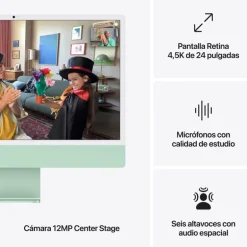 PC Todo En Uno Apple iMac M4-8 Núcleos 16GB 256GB 24