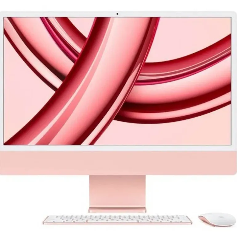 PC Todo En Uno Apple iMac M3 8GB 256GB 24"macOS Touch ID Rosa