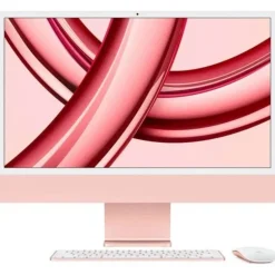 PC Todo En Uno Apple iMac M3 8GB 256GB 24"macOS Rosa