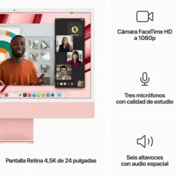 PC Todo En Uno Apple iMac MQRU3Y/A M3 8GB 512GB 24