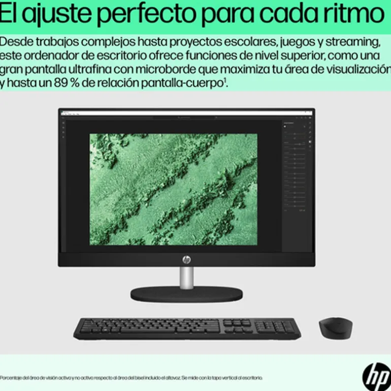 PC Todo En Uno HP 24-CR0052NS i5-1335U 16GB 512GB 23.8" W11H Plata