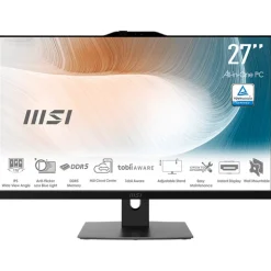 PC Todo En Uno MSI Modern AM272P 1M-885XES i5-120U 16GB 512GB 27" FreeDOS Negro