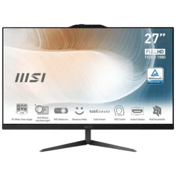 PC Todo En Uno MSI Modern AM272 12M-024EU i5-1240P 8GB 512GB 27" W11H Negro