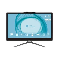 PC Todo En Uno MSI Pro AP222T-208ES i3-13100 8GB 256GB 22" Táctil W11H Negro