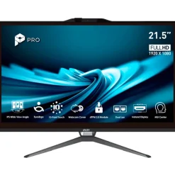 PC Todo En Uno MSI PRO AP222T 14M-438XEU i5-14400 16GB 512GB 22" FreeDOS