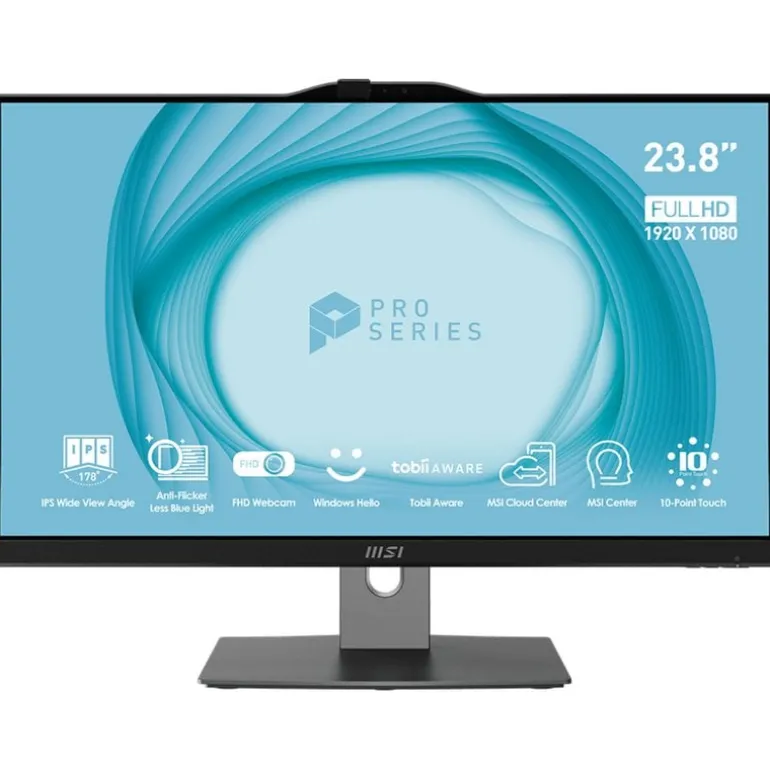 PC Todo En Uno MSI PRO AP243TP 12M-005EU i5-12400 8GB 512GB 23.8" W11H Negro