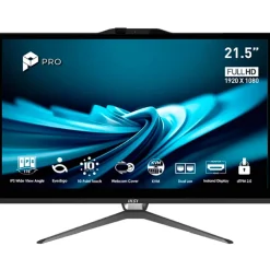 PC Todo En Uno MSI PRO AP222T 14M-495EU i3-14100 8GB 256GB 22" W11H Negro