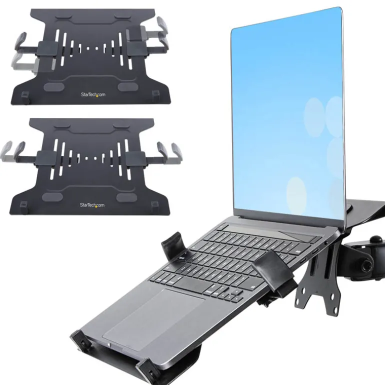 Peana Startech Soporte Portátil + Brazo VESA 32" 8KG Negro